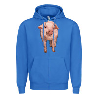 True Royal pig Zipper Hoodie - RanaPortraitStore