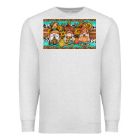 Oatmeal Heather western fall gnomes sippy cup Premium Sweatshirt - Artiststas