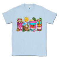 Dusty Blue aloha coffe cups Classic Tee - texasbilliewilder