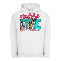 Pigment Lunar Rock nurse life Urban Hoodie - NancyCooperArtShop