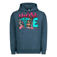 Pigment Midnight Navy nurse life Urban Hoodie - NancyCooperArtShop