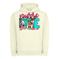 Pigment Pistachio nurse life Urban Hoodie - NancyCooperArtShop