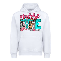 White nurse life Urban Hoodie - NancyCooperArtShop