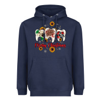 Navy dental merry Christmas Heavyweight Hoodie - JahusDesignShop