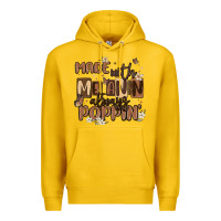 Lemon made with melanin always poppin Premium Hoodie - MaliasSmallBusiness