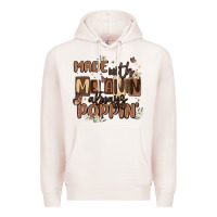 Pale Pink made with melanin always poppin Premium Hoodie - MaliasSmallBusiness