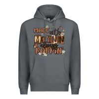 Rock made with melanin always poppin Premium Hoodie - MaliasSmallBusiness