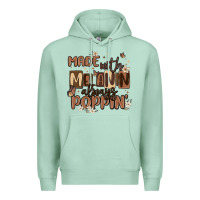Seafoam made with melanin always poppin Premium Hoodie - MaliasSmallBusiness