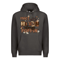 Smoke made with melanin always poppin Premium Hoodie - MaliasSmallBusiness