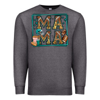 Charcoal Heather american football mama Premium Sweatshirt - Jasminsmagicworld