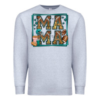 Heather Grey american football mama Premium Sweatshirt - Jasminsmagicworld
