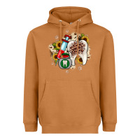 Meerkat Christmas dental sunflower Heavyweight Hoodie - JahusDesignShop