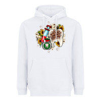 White Christmas dental sunflower Heavyweight Hoodie - JahusDesignShop