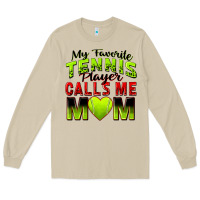 Mushroom my favorite tennis player calls me mom Long Sleeve Tee - Zillion Design Studio