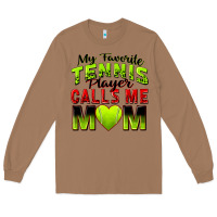 Toasted Coconut my favorite tennis player calls me mom Long Sleeve Tee - Zillion Design Studio