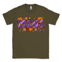 Army Green mini basketball Classic Tee - Zillion Design Studio