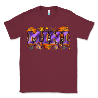 Burgundy mini basketball Classic Tee - Zillion Design Studio