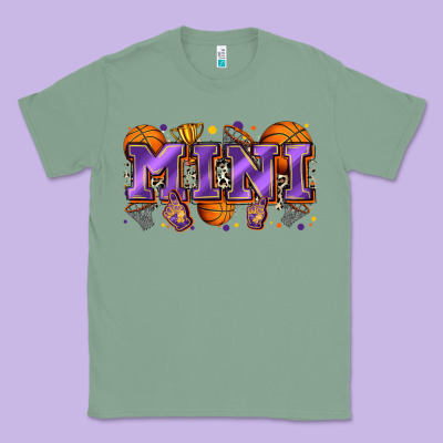 Mini Basketball Classic Tee Designed By Zillion Design Studio