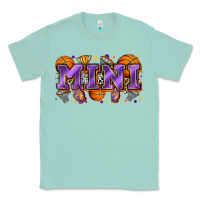 Seafoam mini basketball Classic Tee - Zillion Design Studio