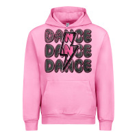 Fuchsia Pink dance dance dance with lightning bolt Urban Hoodie - MaliasSmallBusiness