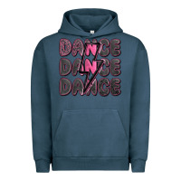 Pigment Midnight Navy dance dance dance with lightning bolt Urban Hoodie - MaliasSmallBusiness