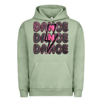 Pigment Oil Green dance dance dance with lightning bolt Urban Hoodie - MaliasSmallBusiness
