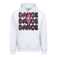 White dance dance dance with lightning bolt Urban Hoodie - MaliasSmallBusiness