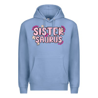 Colony Blue sister saurus Premium Hoodie - MaliasSmallBusiness