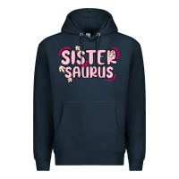 Navy sister saurus Premium Hoodie - MaliasSmallBusiness