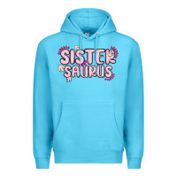 Ocean Blue sister saurus Premium Hoodie - MaliasSmallBusiness