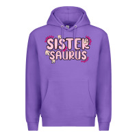 Purple sister saurus Premium Hoodie - MaliasSmallBusiness