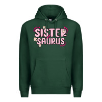 Sports Green sister saurus Premium Hoodie - MaliasSmallBusiness
