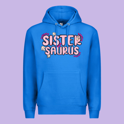 Sister Saurus Premium Hoodie Designed By Maliassmallbusiness