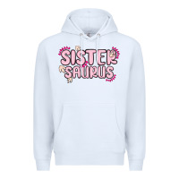 White sister saurus Premium Hoodie - MaliasSmallBusiness