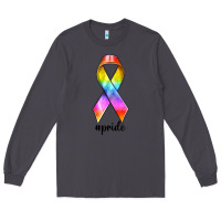 Smoke pride ribbon Long Sleeve Tee - texasbilliewilder