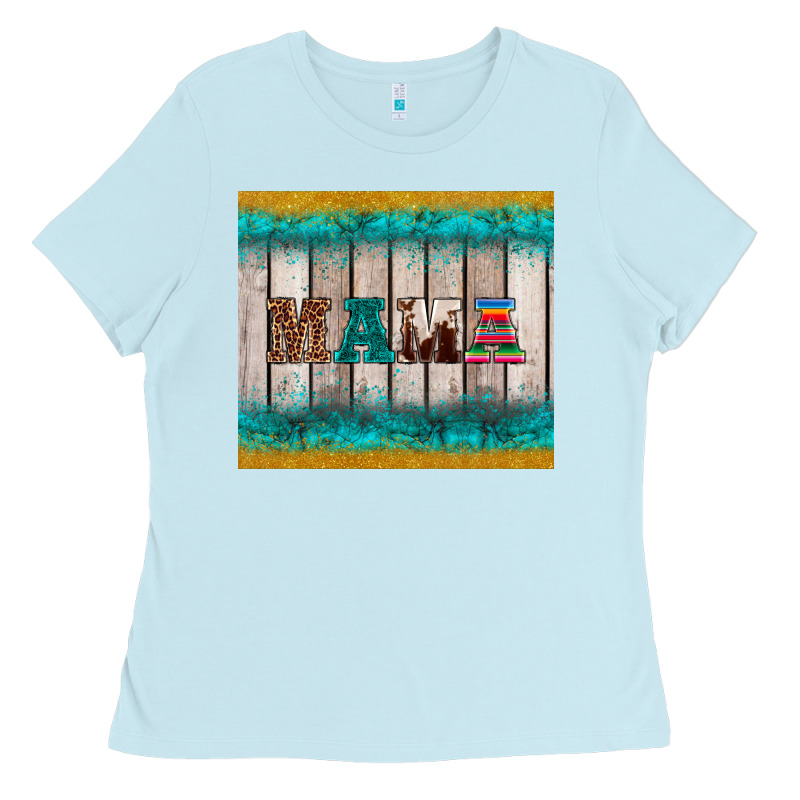 Western Turquoise Mama Ladies Tee by BarkalooDesign | Teevron