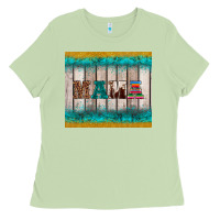 Matcha western turquoise mama Ladies Tee - BarkalooDesign