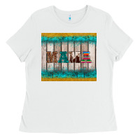 White western turquoise mama Ladies Tee - BarkalooDesign