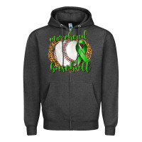 Charcoal Heather Morehead Baseball Liver Cancer Zipper Hoodie - texasbilliewilder