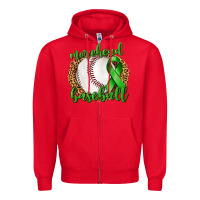 Red Morehead Baseball Liver Cancer Zipper Hoodie - texasbilliewilder