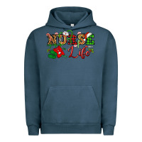 Pigment Midnight Navy nurse life christmas Urban Hoodie - NancyCooperArtShop