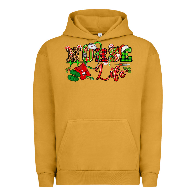 Nurse Life Christmas Urban Hoodie by NancyCooperArtShop | Teevron