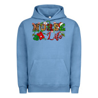 Pigment Pebble Blue nurse life christmas Urban Hoodie - NancyCooperArtShop