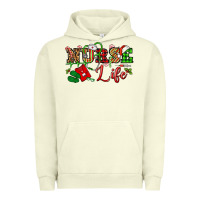 Pigment Pistachio nurse life christmas Urban Hoodie - NancyCooperArtShop