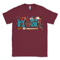 Burgundy mini baseball Classic Tee - Zillion Design Studio