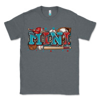 Charcoal Heather mini baseball Classic Tee - Zillion Design Studio