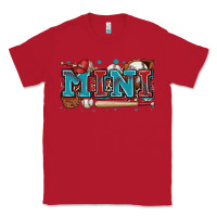 Red mini baseball Classic Tee - Zillion Design Studio