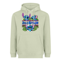 Matcha preview flower stitch 2nd grade Heavyweight Hoodie - AdoDesignShop