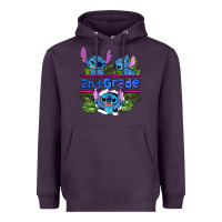Plum preview flower stitch 2nd grade Heavyweight Hoodie - AdoDesignShop