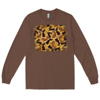 Chestnut Bunny Pattern Long Sleeve Tee - RanaPortraitStore
